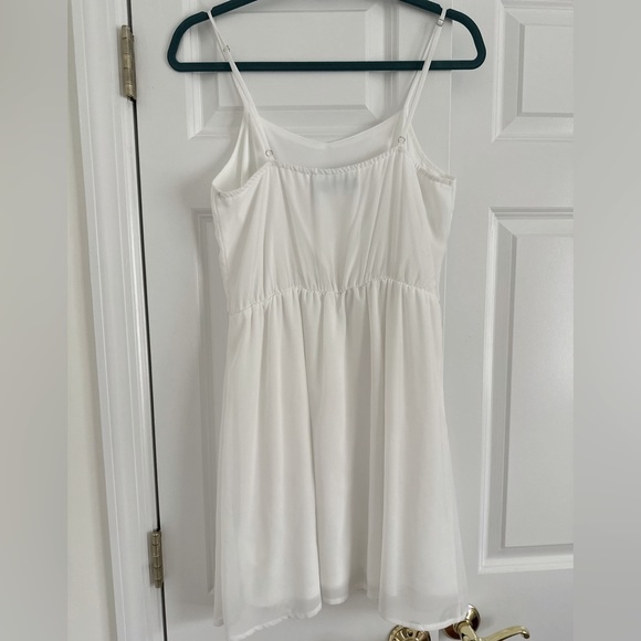 Crochet Pearled Pullover Mini Dress - Picture 4 of 4